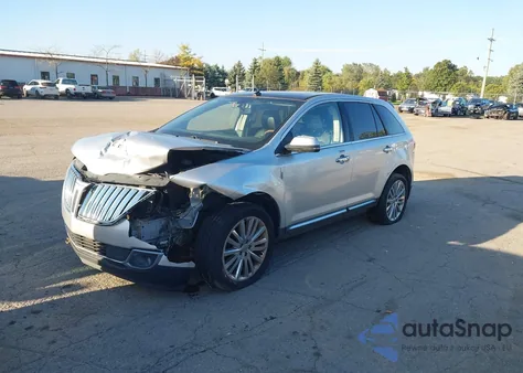 2012 Lincoln Mkx z USA, uszkodzony, nr VIN 2LMDJ8JK4CBL16985
